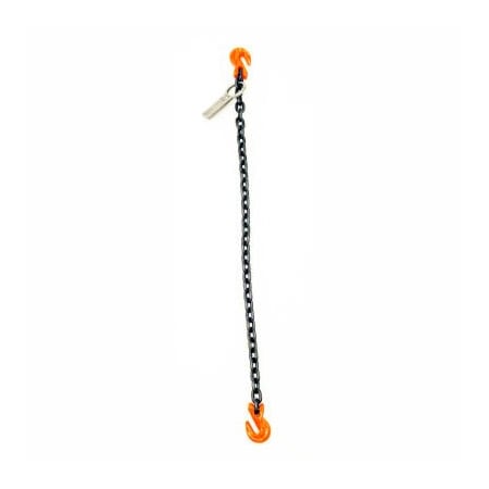 Mazzella Mazzella Lifting B151061 12' Single Leg Chain Sling W/ Grab Hook S5103812S03